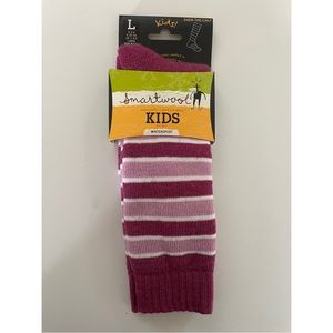 NWT Kids Large Smartwool Wintersport Long Striped Socks
